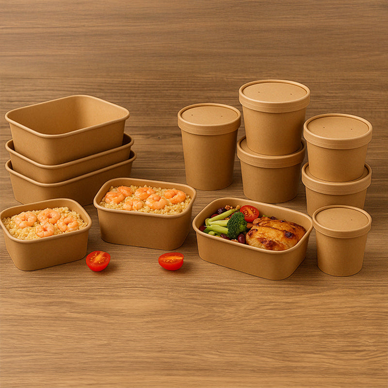 Paper Food Containers for Takeaway, Catering and Food Service